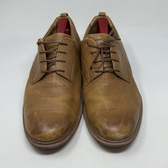 Amberjack The Original Shoes Mens 12 Brown Leather Derby Casual Dress Lace Up main image 9